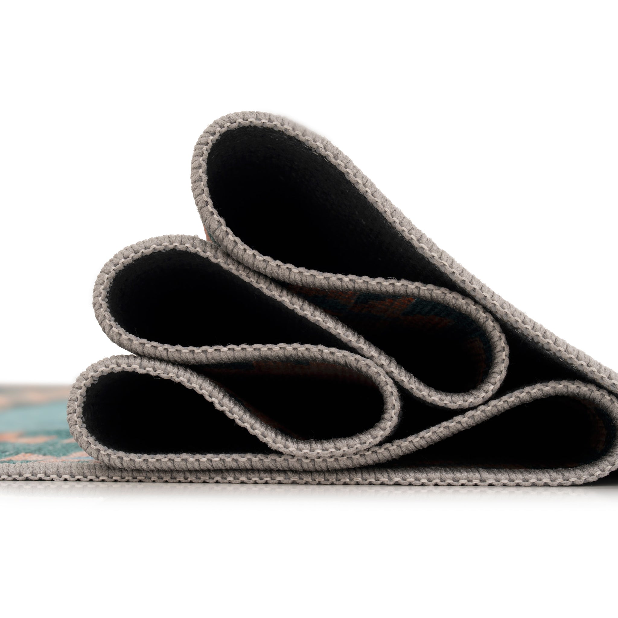 Washable Blue Berber Style Runner - Yasmine