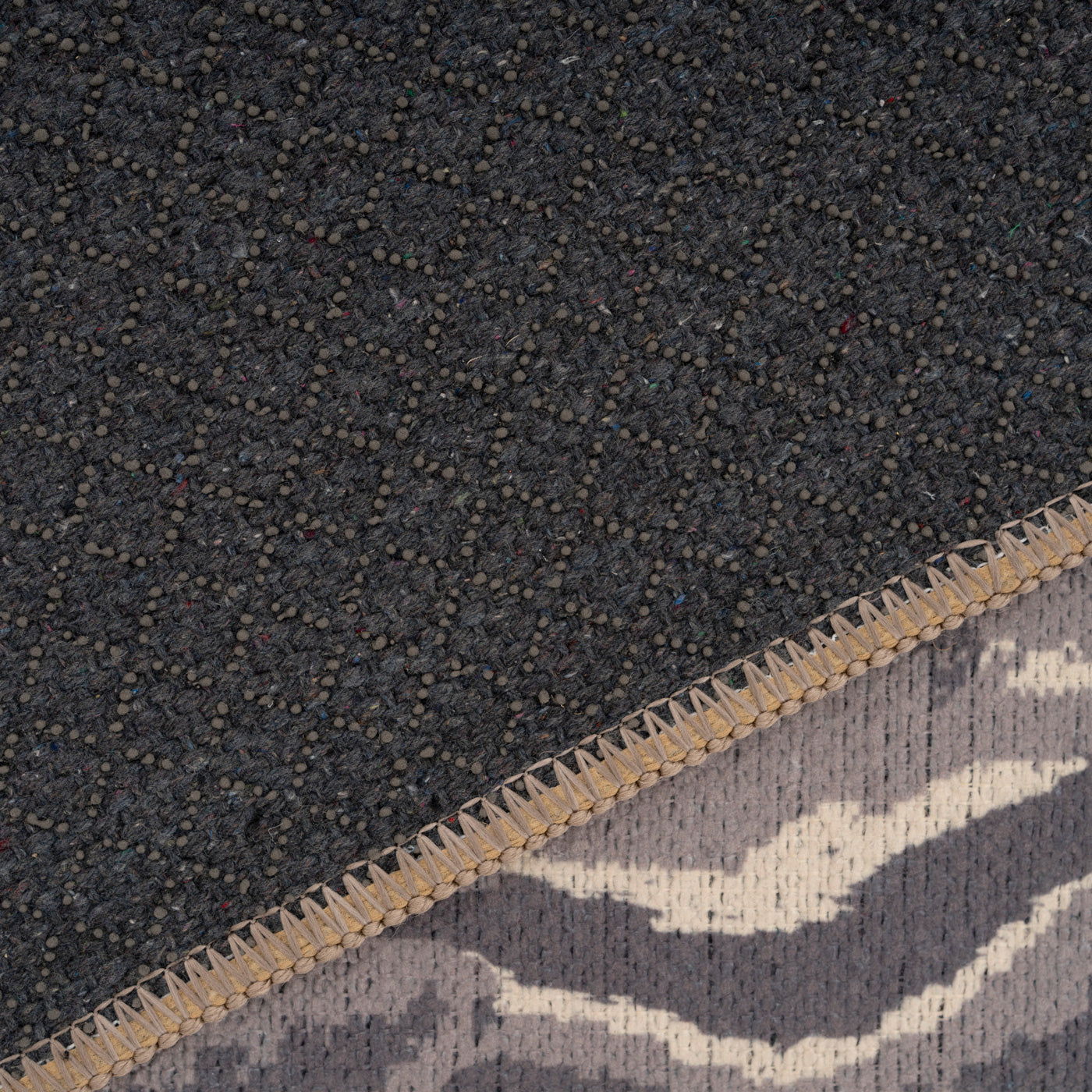 Washable Grey Zebra Print Doormat - Zebra