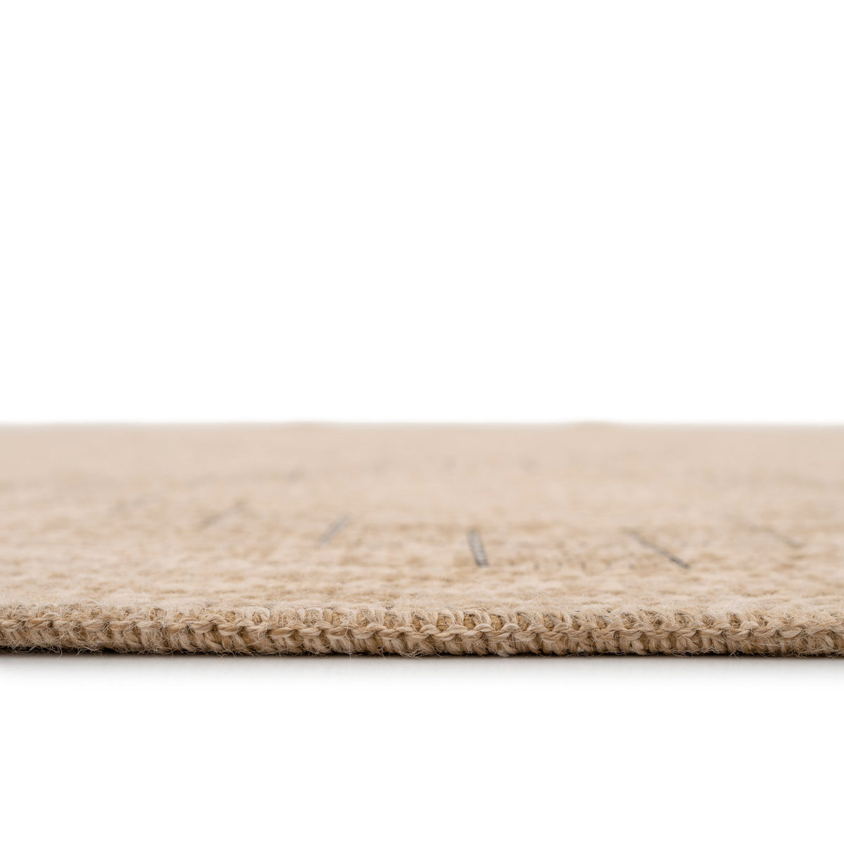 Washable Beige Berber Jute Style Runner - Alva