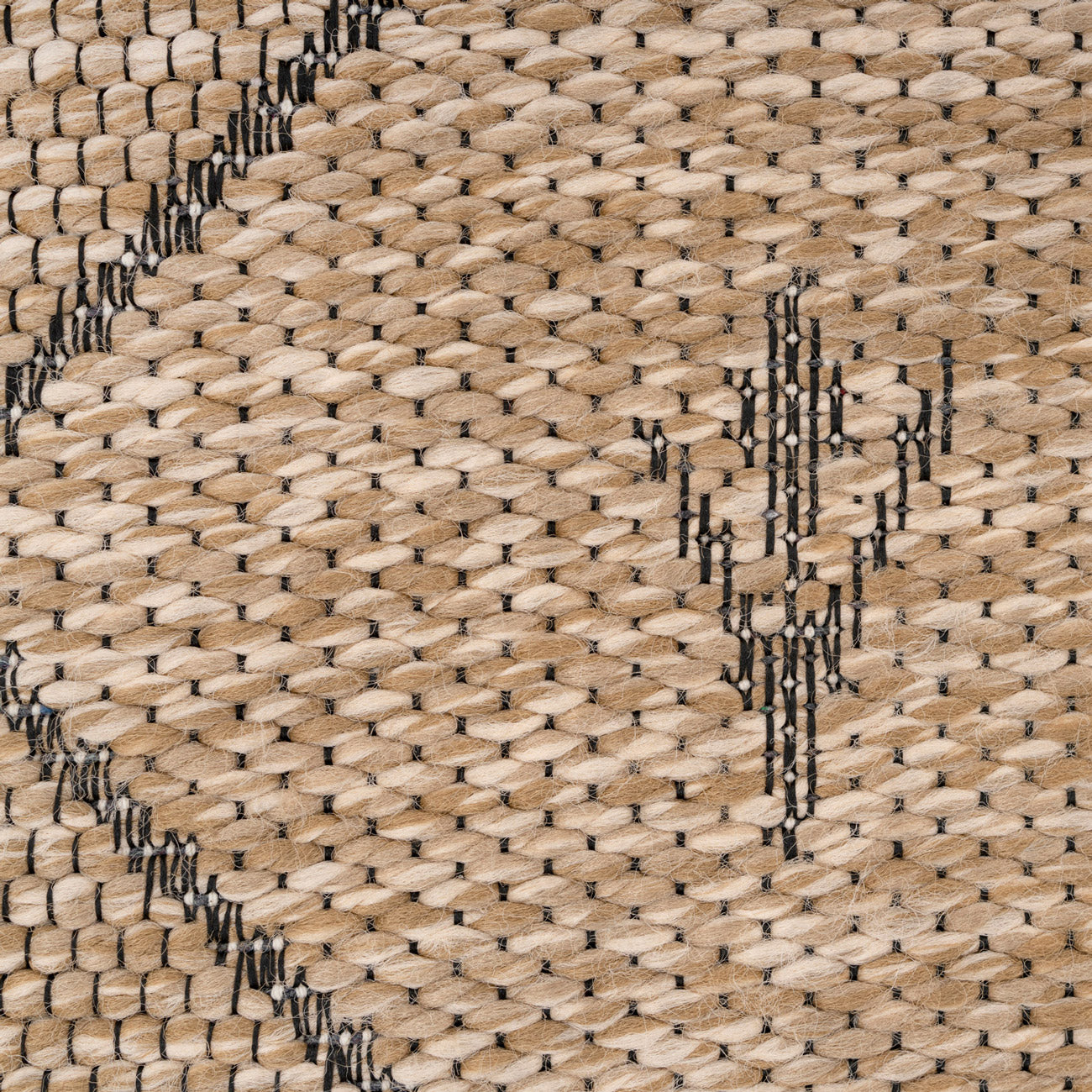 Washable Beige Berber Jute Style Runner - Alva