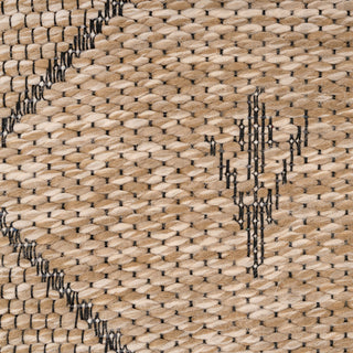 Washable Beige Berber Jute Style Runner - Alva