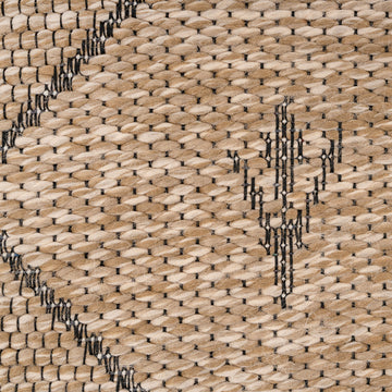 Washable Beige Berber Jute Style Runner - Alva