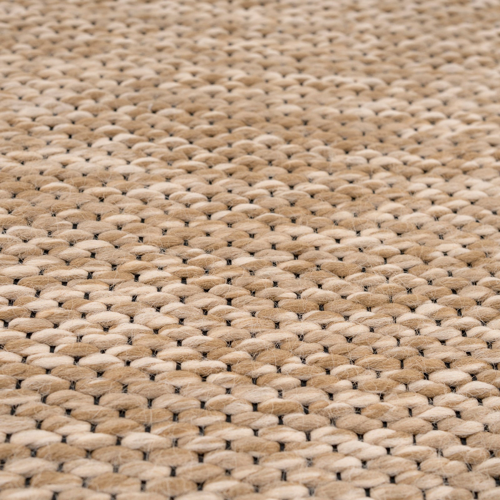 Washable Beige Berber Jute Style Rug - Alva