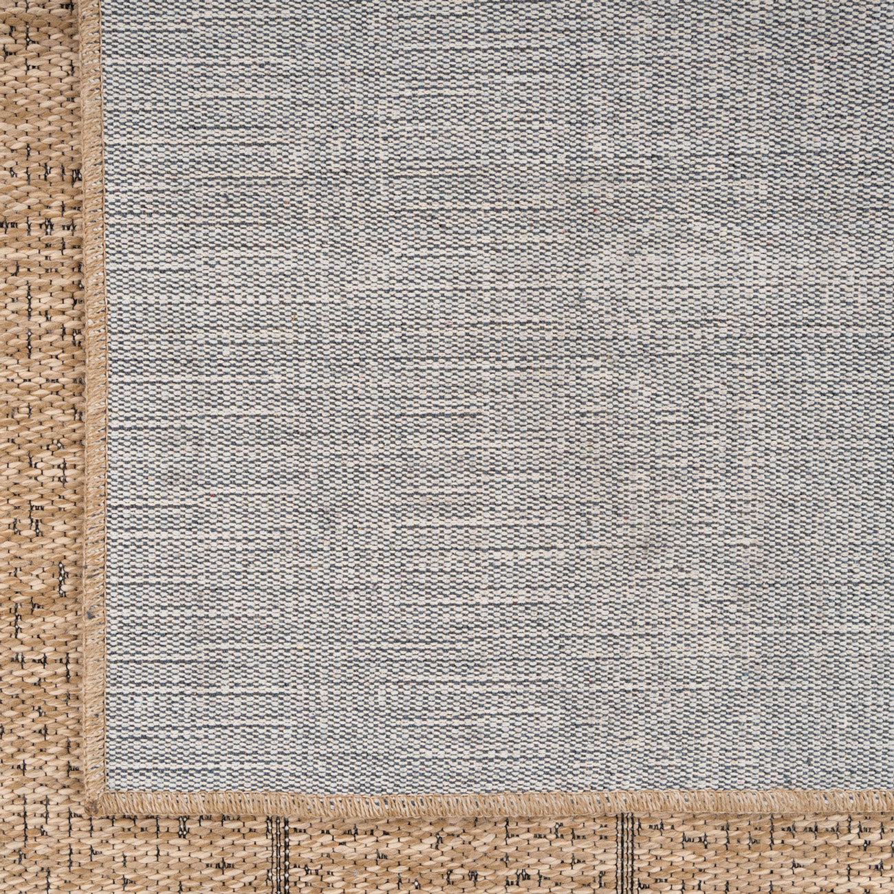Washable Natural Brown Jute Style Rug - Kai