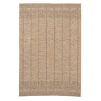 Washable Natural Brown Jute Style Rug - Kai