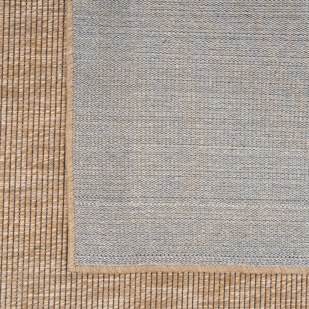 Washable Beige Border Jute Style Rug - Rayna