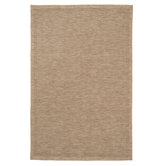 Washable Beige Border Jute Style Rug - Rayna