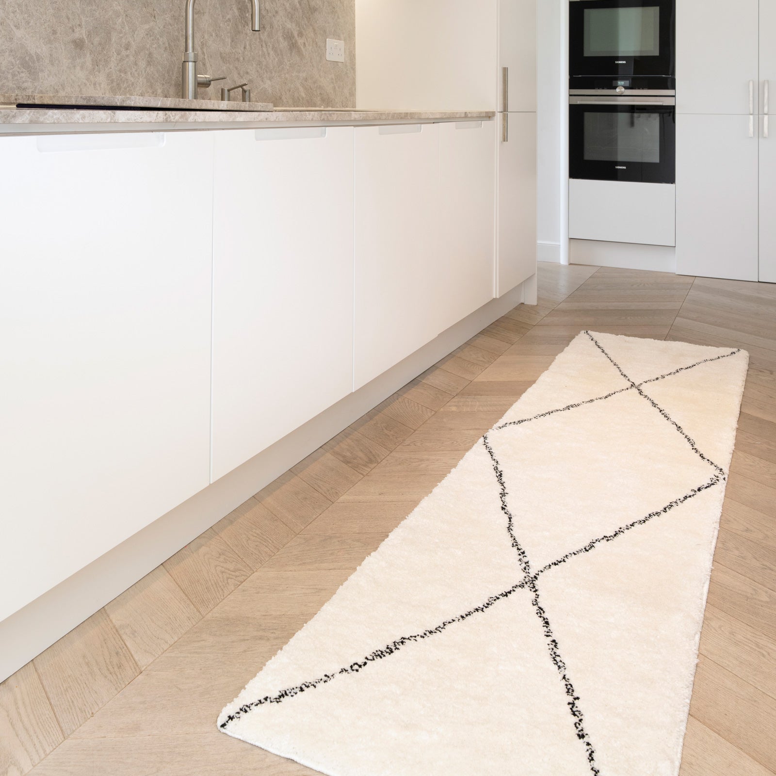 Soft Washable Moroccan Shaggy Runner - Zina