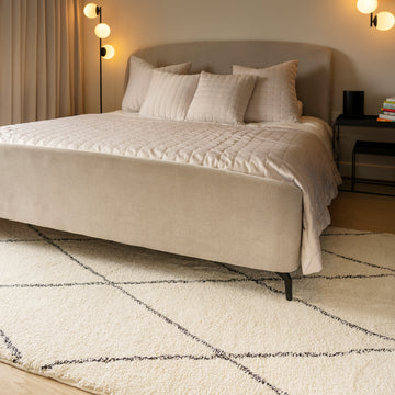 Soft Washable Moroccan Shaggy Rug - Zina