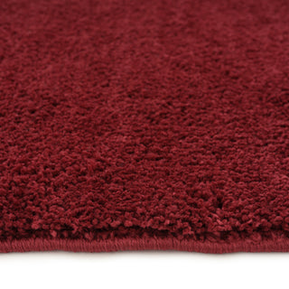 Cosy Washable Shaggy Burgundy