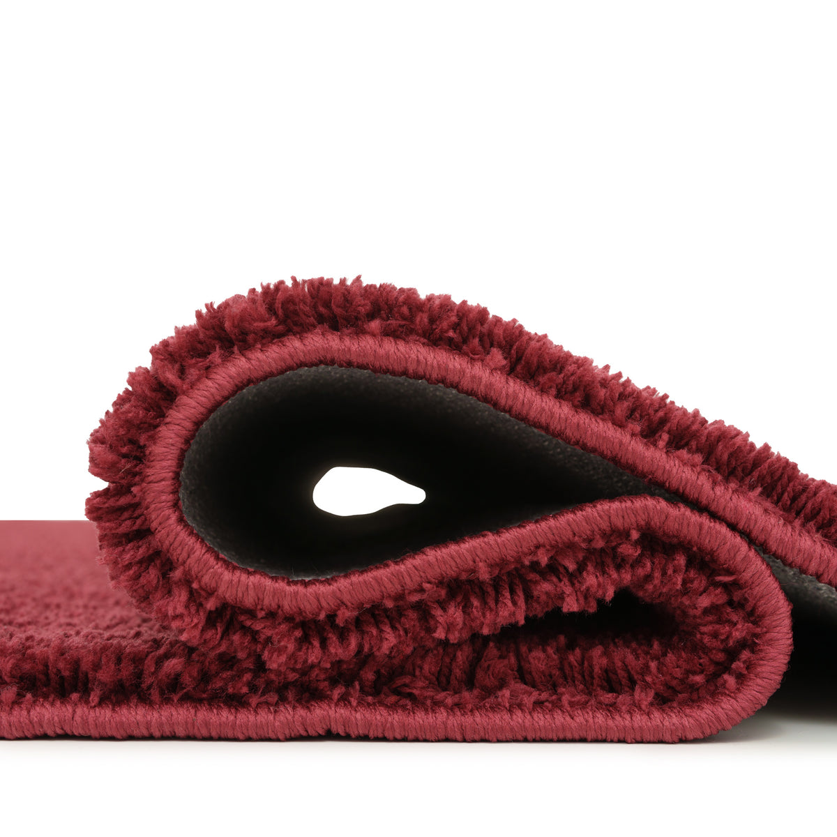 Cosy Washable Shaggy Burgundy