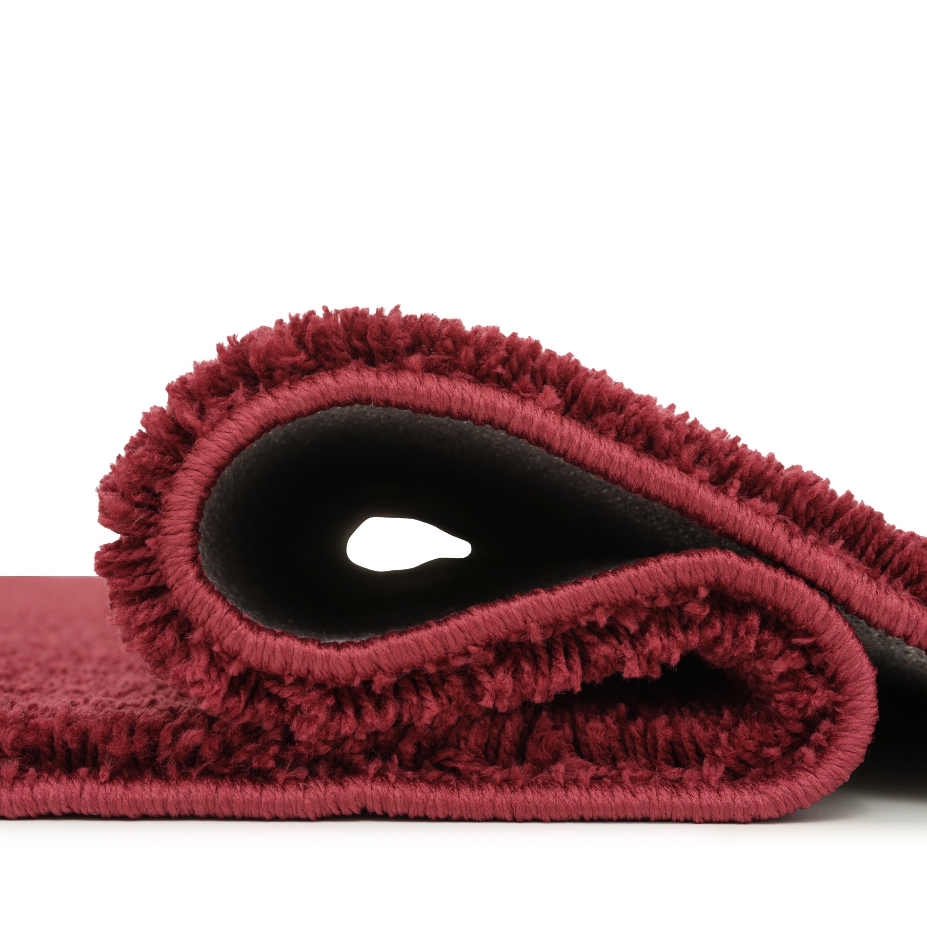 Cosy Washable Shaggy Burgundy