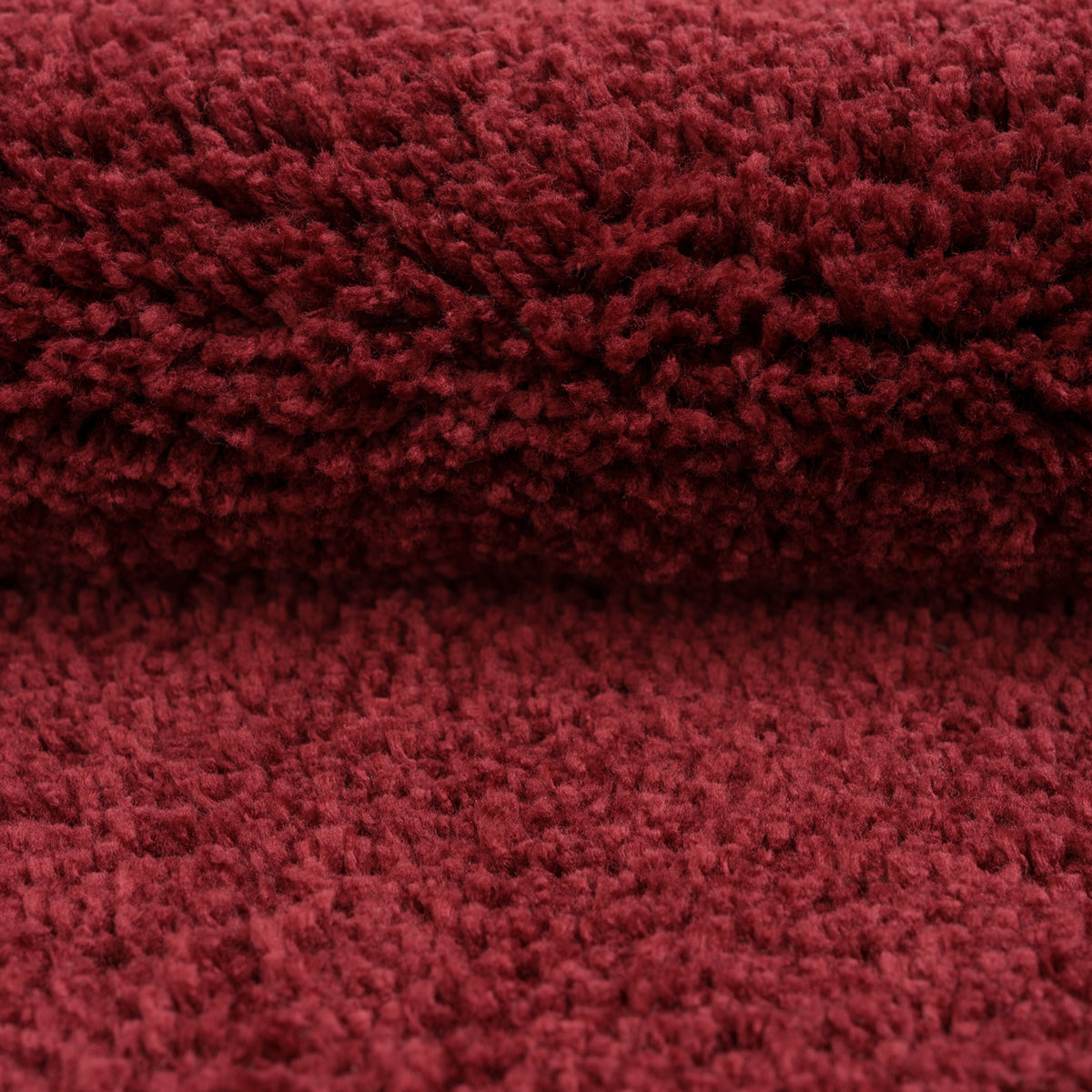 Cosy Washable Shaggy Burgundy