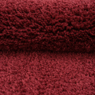 Cosy Washable Shaggy Burgundy