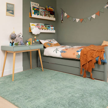 Cosy Washable Shaggy Duck Egg