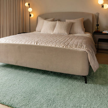 Cosy Washable Shaggy Duck Egg