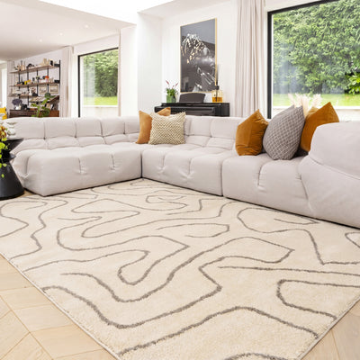 Cosy Washable Shaggy Marley Cream