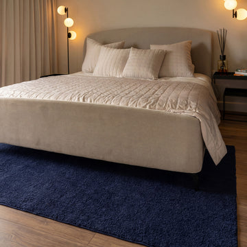 Cosy Washable Shaggy Midnight Navy