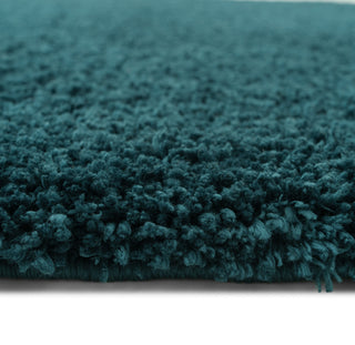 Premium Washable Shaggy Peacock Teal