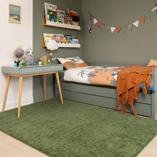 Cosy Washable Shaggy Sage Green