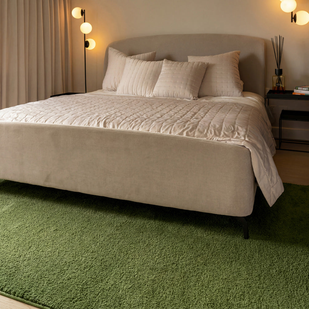 Cosy Washable Shaggy Sage Green