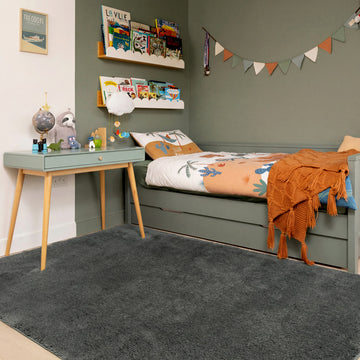 Cosy Washable Shaggy Slate Grey