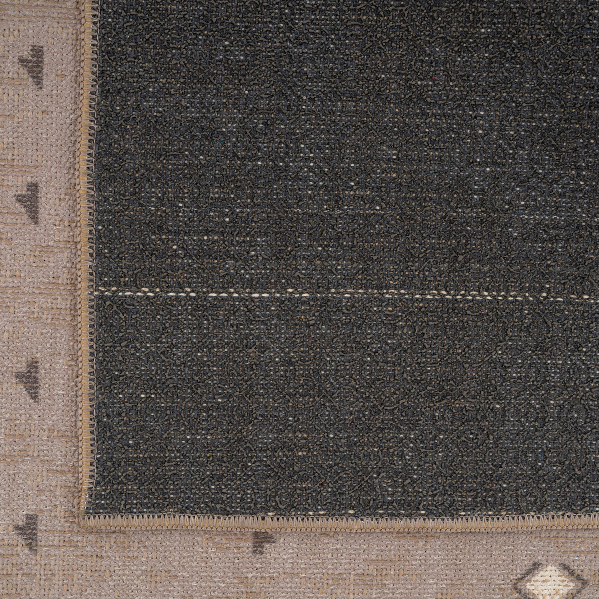 Washable Beige Berber Jute Style Runner - Lula