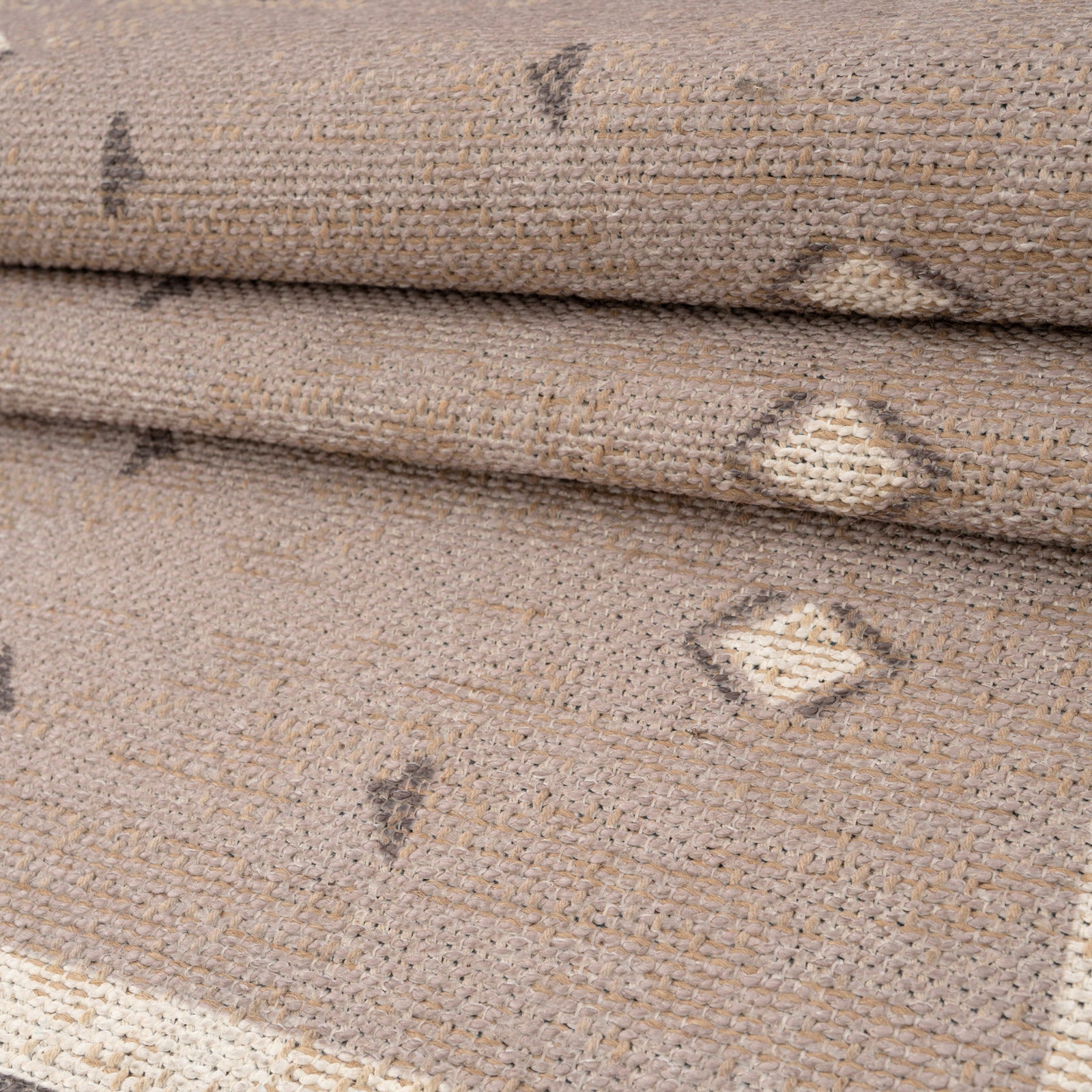 Washable Beige Berber Jute Style Rug - Lula