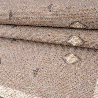 Washable Beige Berber Jute Style Rug - Lula
