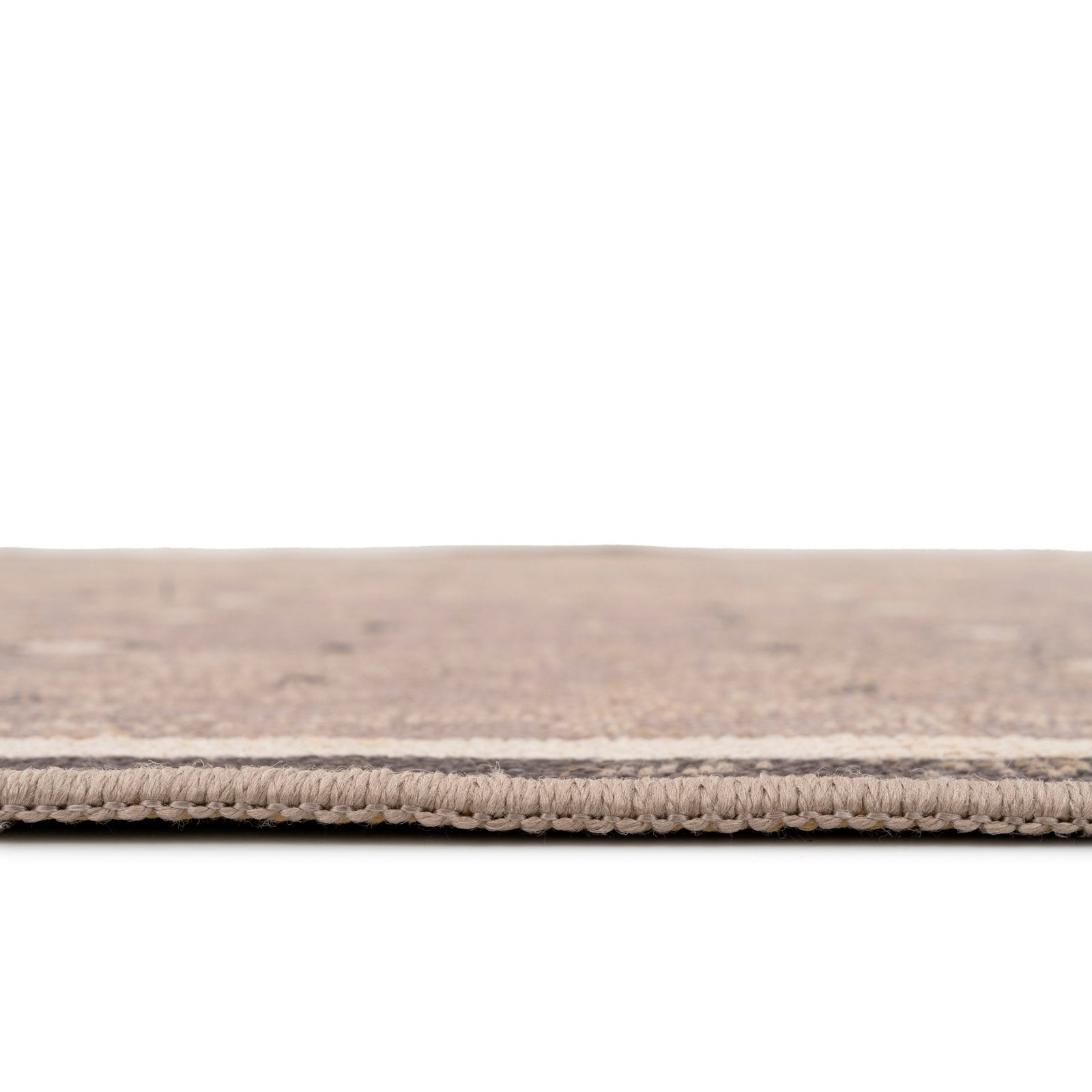 Washable Beige Berber Jute Style Rug - Lula