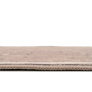 Washable Beige Berber Jute Style Rug - Lula