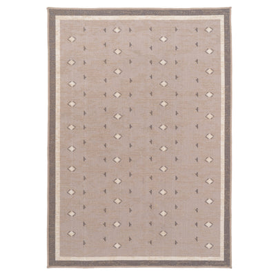 Washable Beige Berber Jute Style Rug - Lula