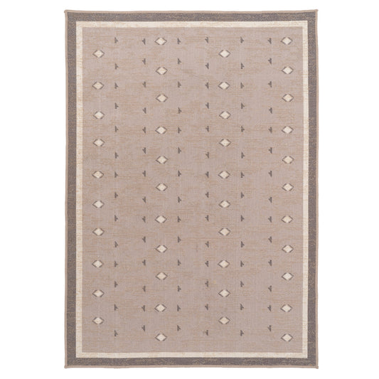 Washable Beige Berber Jute Style Rug - Lula