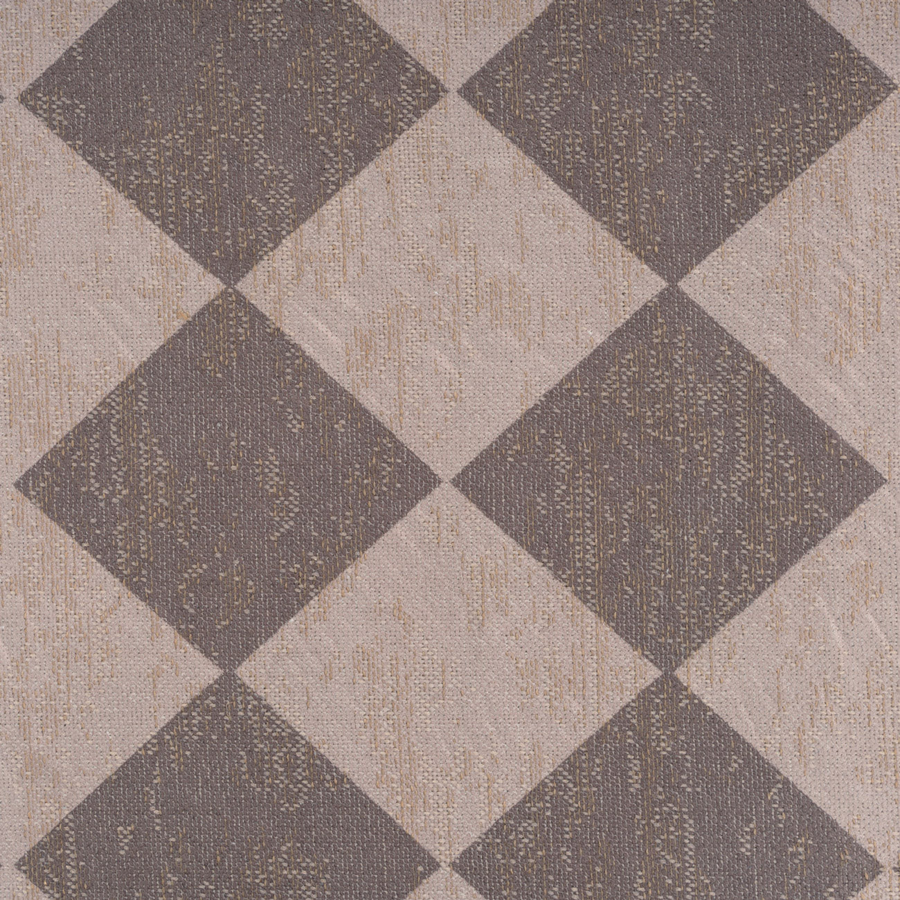 Washable Brown Harlequin Jute Style Runner - Suki