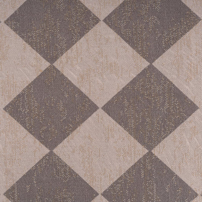 Washable Brown Harlequin Jute Style Runner - Suki