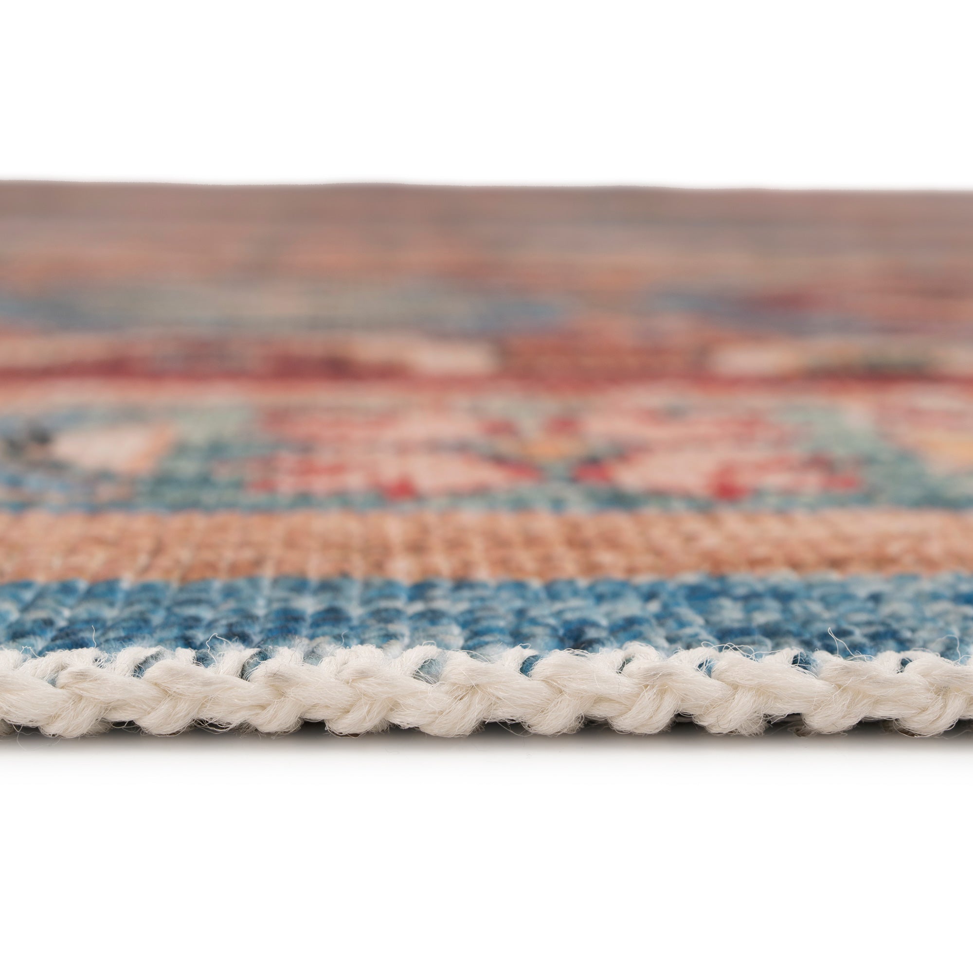 Washable Looped Multicolour Doormat - Alia