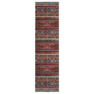 Washable Looped Multicolour Boho Runner - Alia