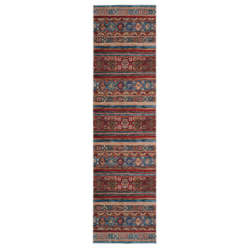 Washable Looped Multicolour Boho Runner - Alia