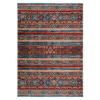 Washable Looped Multicolour Boho Rug - Alia