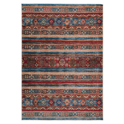 Washable Looped Multicolour Boho Rug - Alia