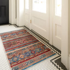 Washable Looped Multicolour Doormat - Alia