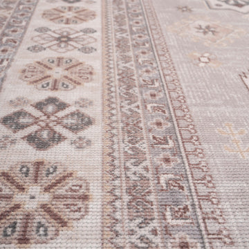 Washable Looped Grey Doormat - Safi