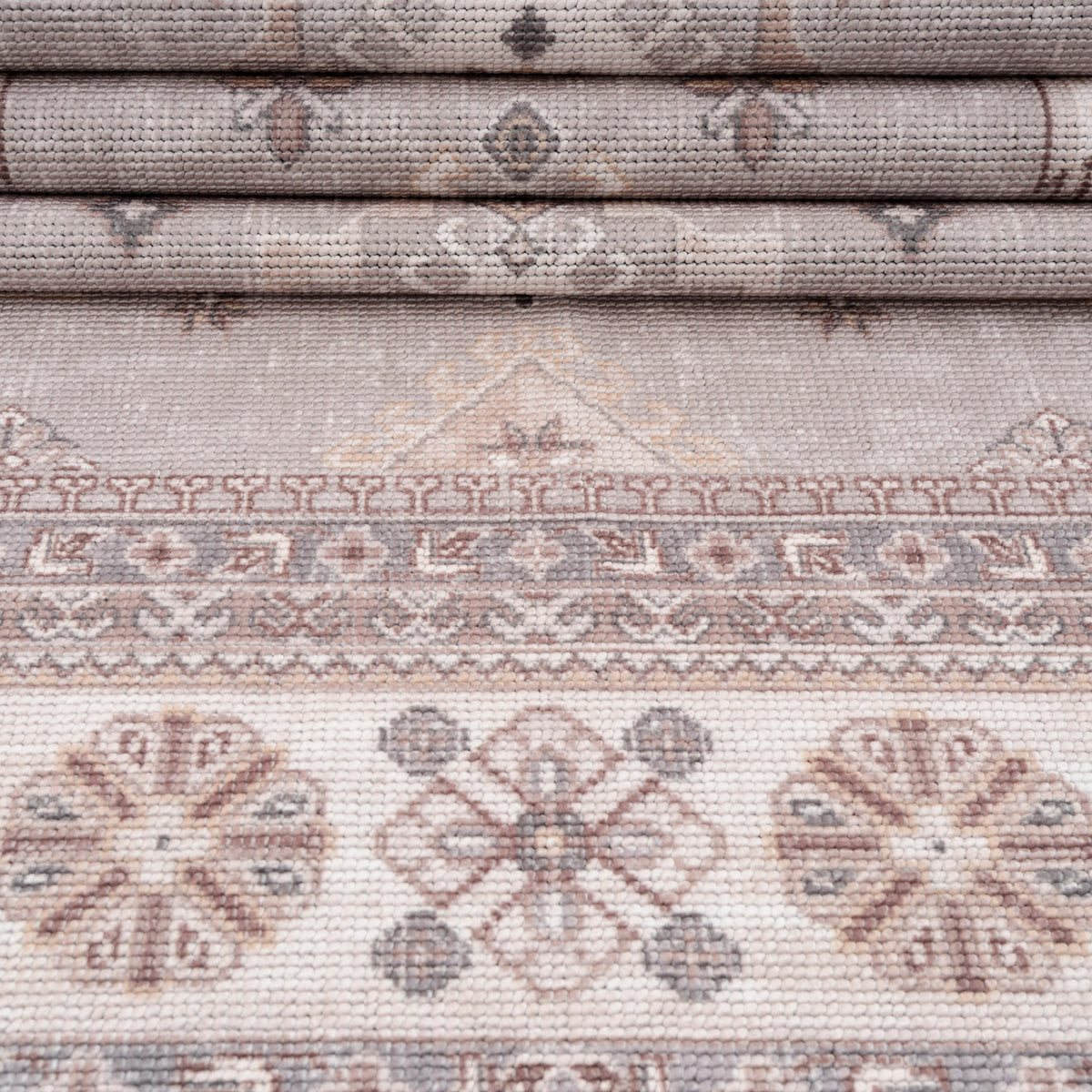 Washable Looped Grey Doormat - Safi