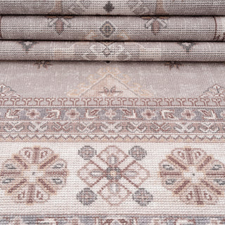 Washable Looped Grey Doormat - Safi