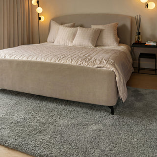 Premium Washable Shaggy Ash Grey Rug