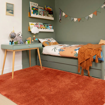 Cosy Washable Shaggy Terracotta