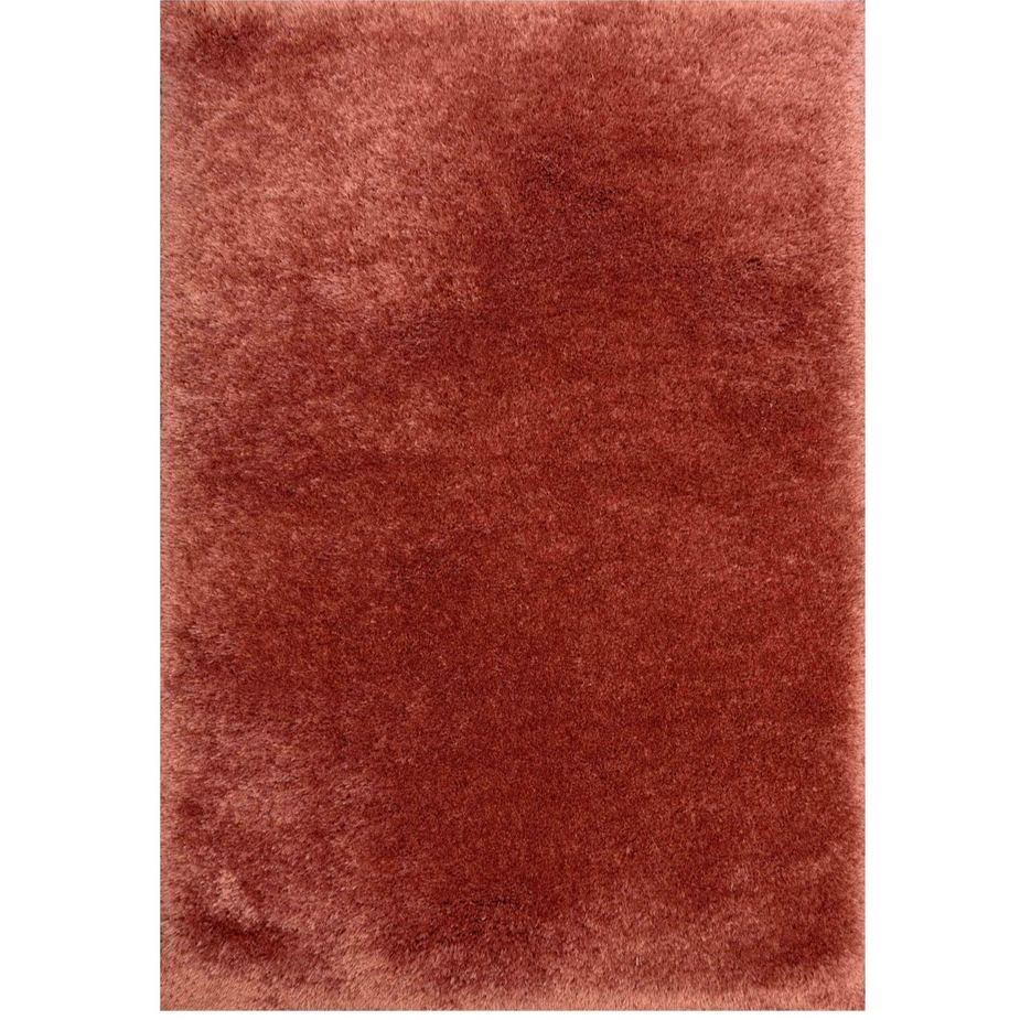Deluxe Thick Soft Terracotta Shaggy Bedroom Rug