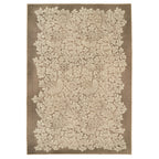 Washable Bird Anemone Taupe Rug - William Morris