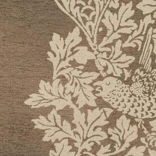 Washable Bird Anemone Taupe Runner - William Morris