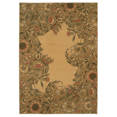 Washable Corncockle Beige Rug - William Morris